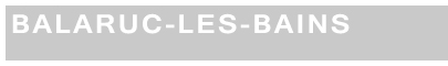 Balaruc Les Bains