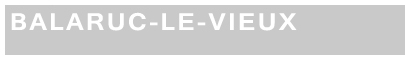 Balaruc-le-Vieux