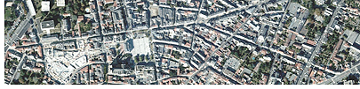 Bird's Eye View of Cholet, France