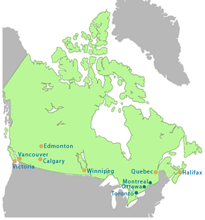 Map of Canada